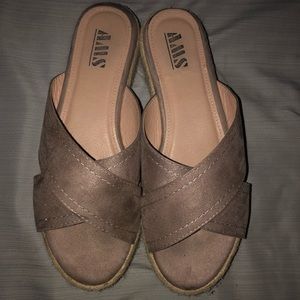 AMS Platform Sandals